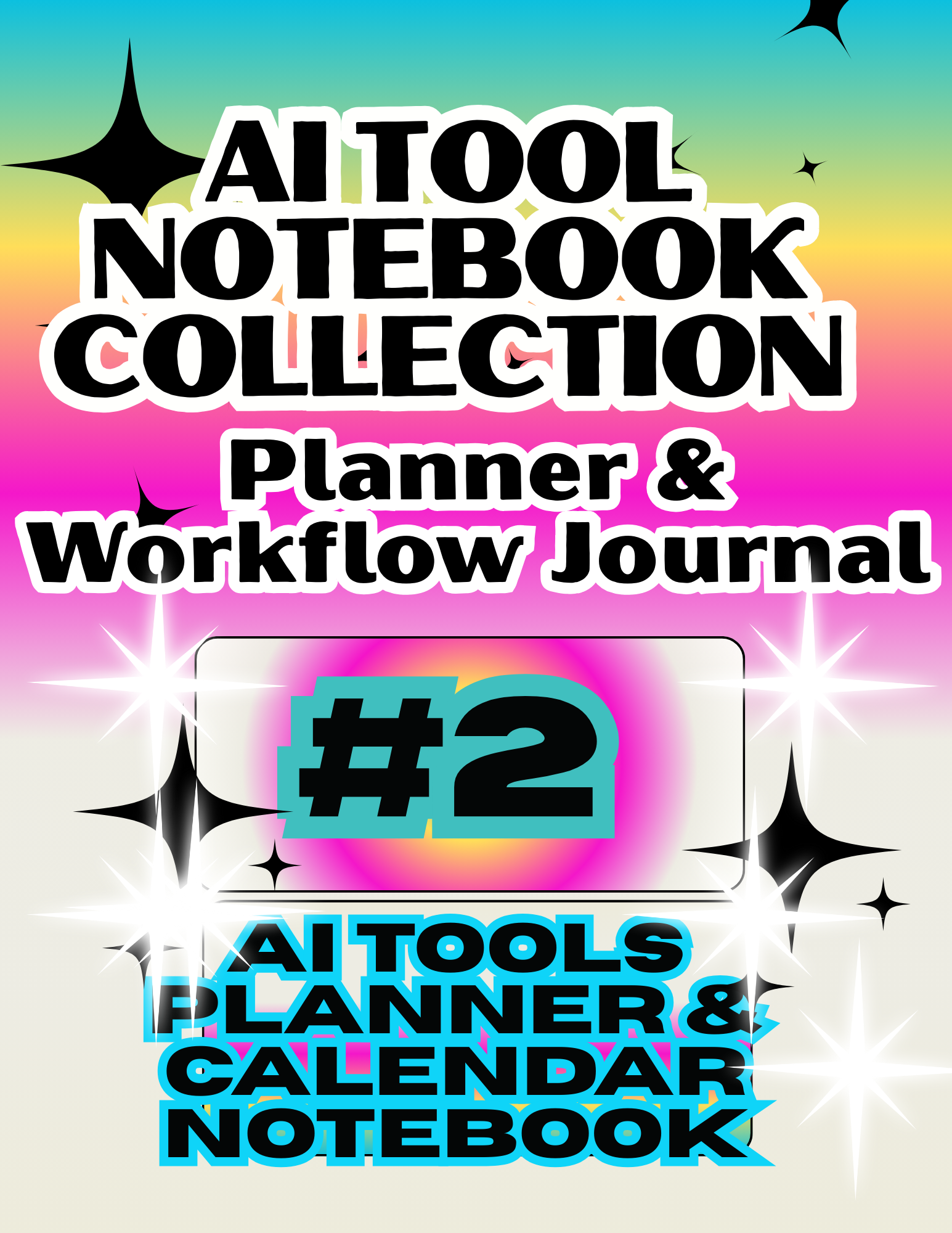 AI Tools Planner & Calendar Notebook: JOURNAL NOTEBOOK with PROMPTS and TRACKERS