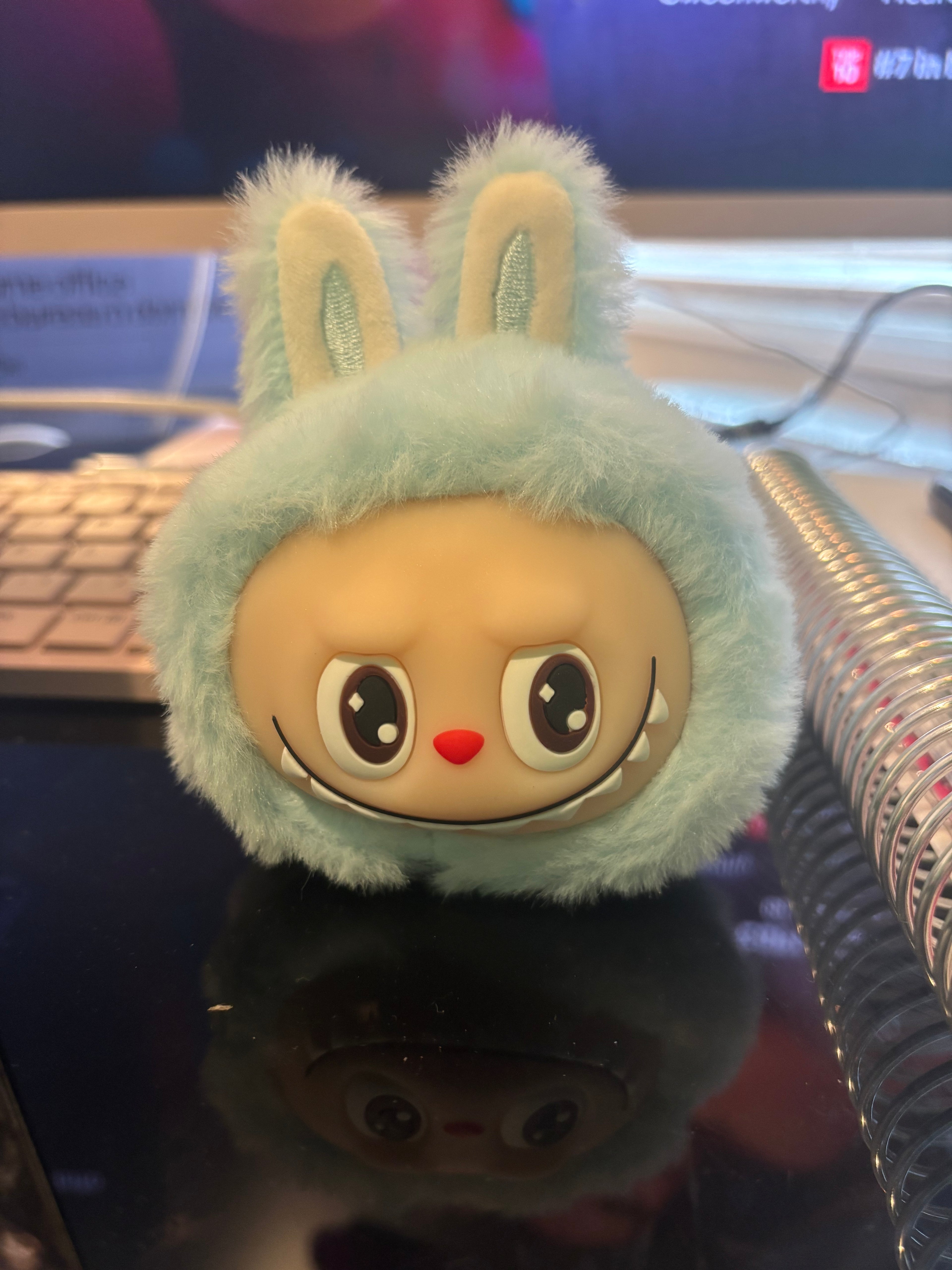 POP MART Fuzzy Monster Keychain Plush – Soft Charm