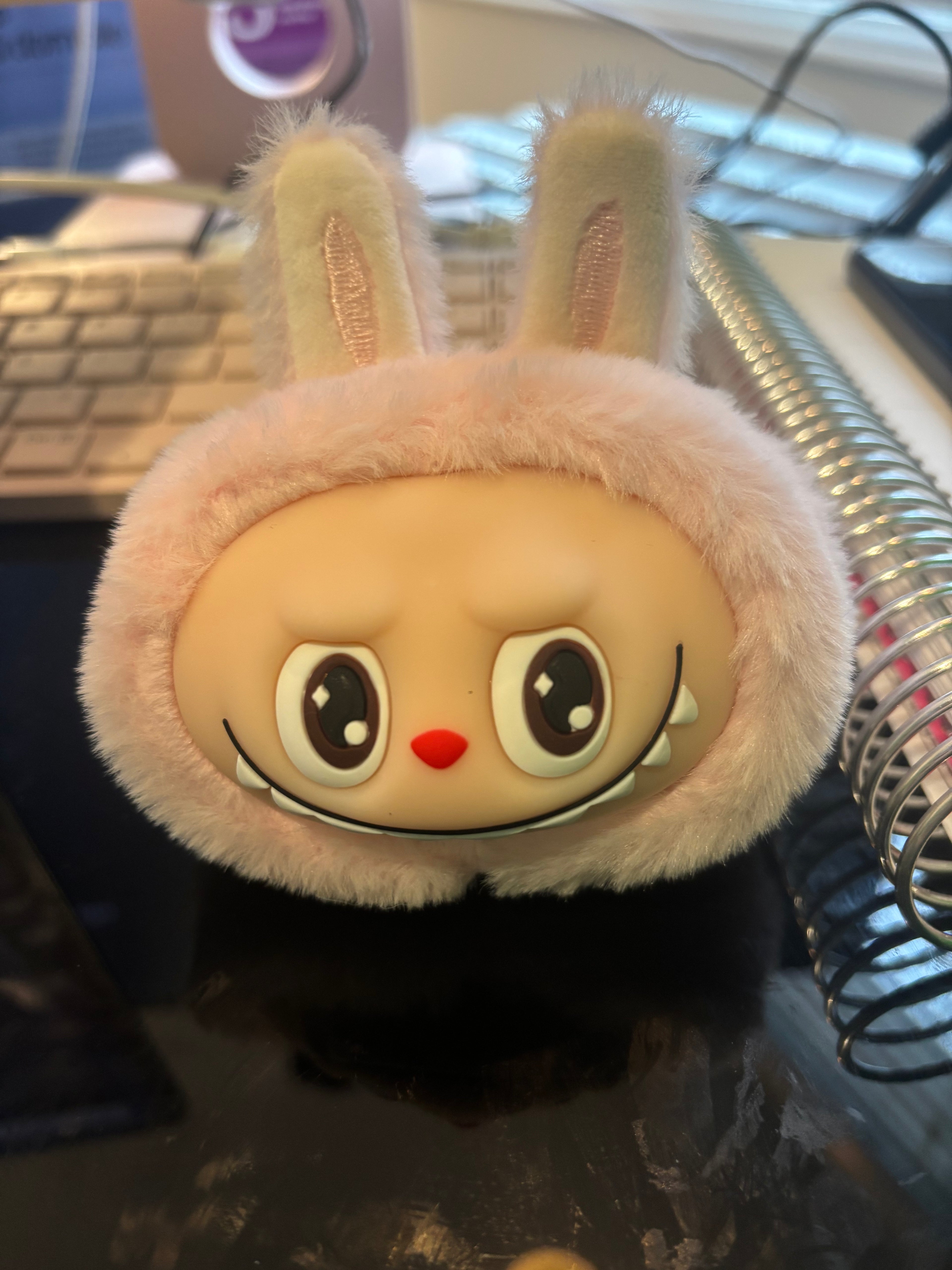 POP MART Fuzzy Monster Keychain Plush – Soft Charm