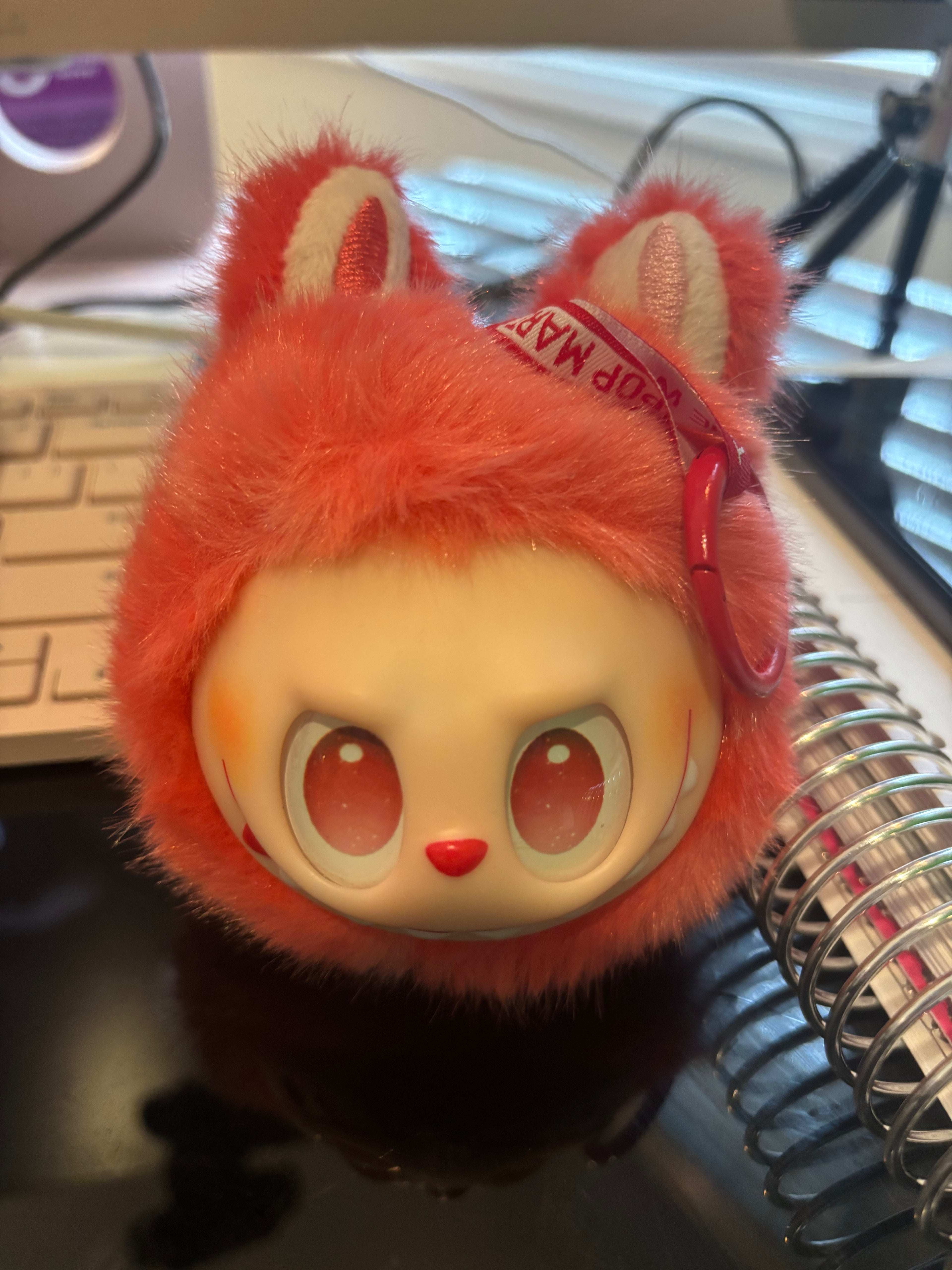 POP MART Fuzzy Monster Keychain Plush – Soft Charm