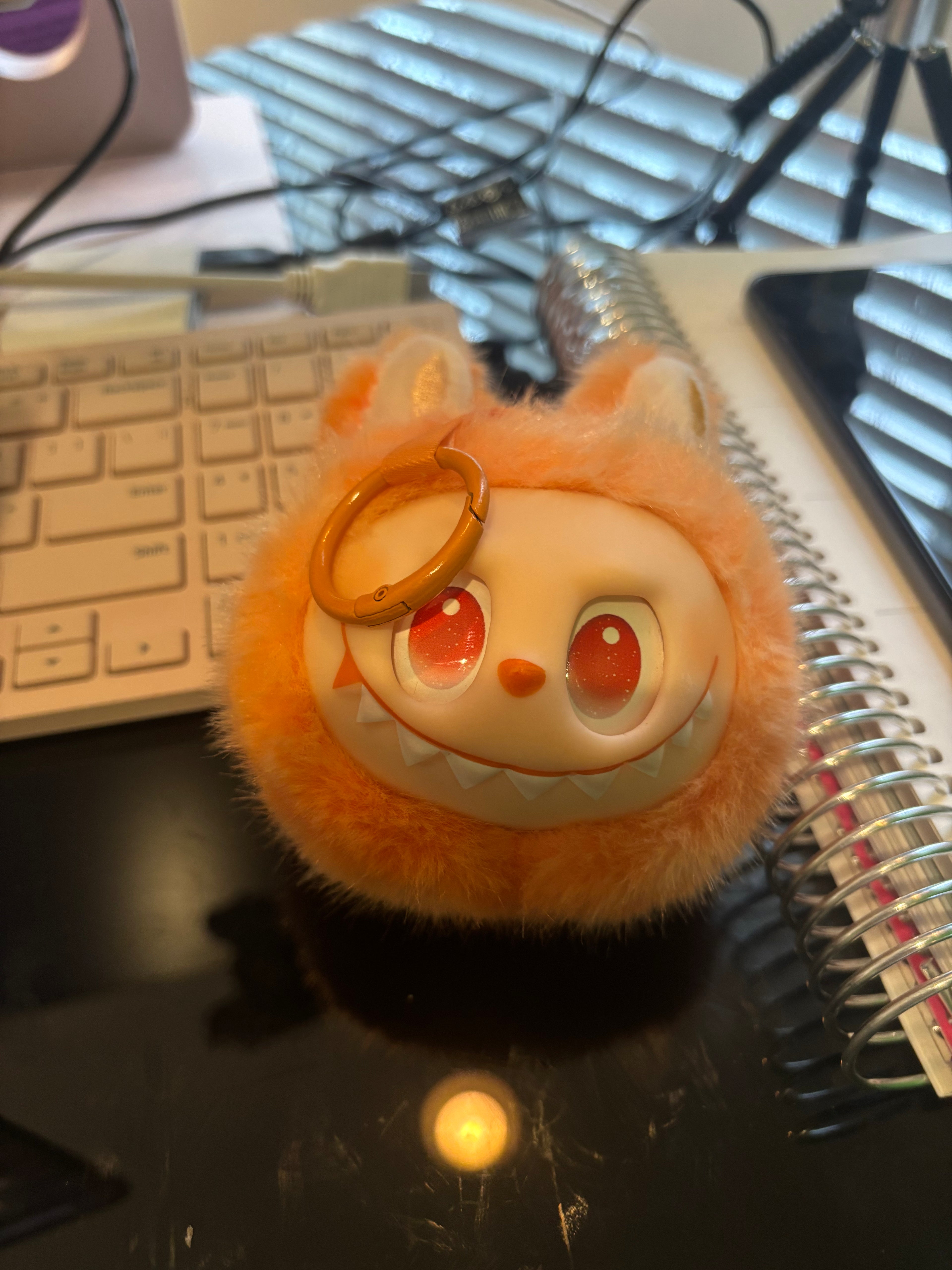 POP MART Fuzzy Monster Keychain Plush – Soft Charm